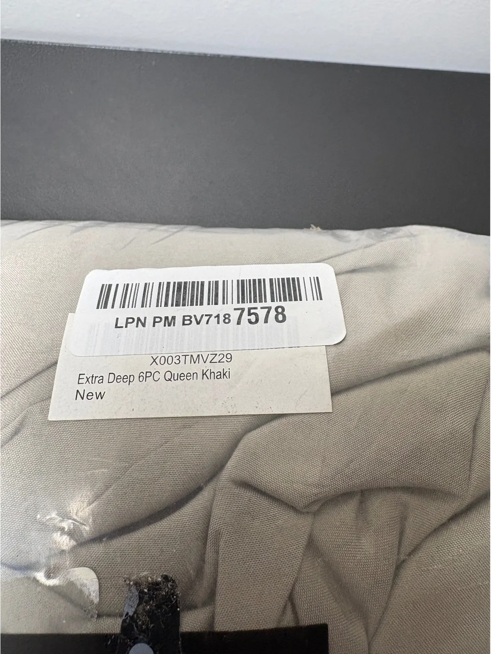 Gray CGK 6 Piece Queen Sheet Set Extra Deep Pockets New in Package, never opened